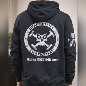NWOT Pipe Fitters Graphic Hoodie XL